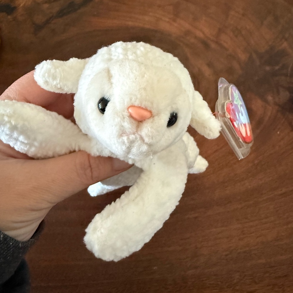 Ty Beanie Babies Fleece White Plush